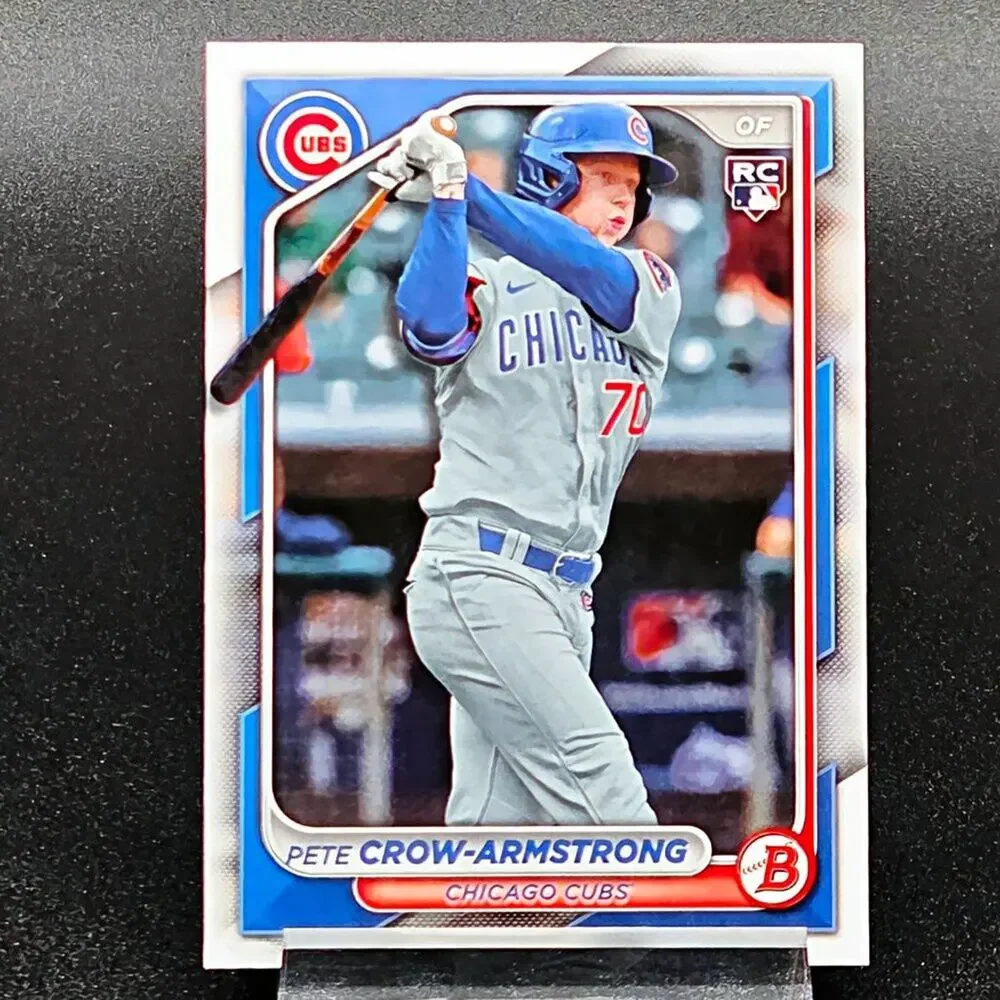 Pete Crow-Armstrong Bowman 1st Edition Prizm RC Chicago Cubs Star